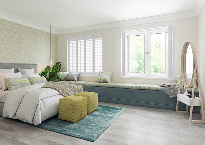 Bromley, Nimbus Grey - Full Height Twist&Fit Plantation Shutter - Image 8